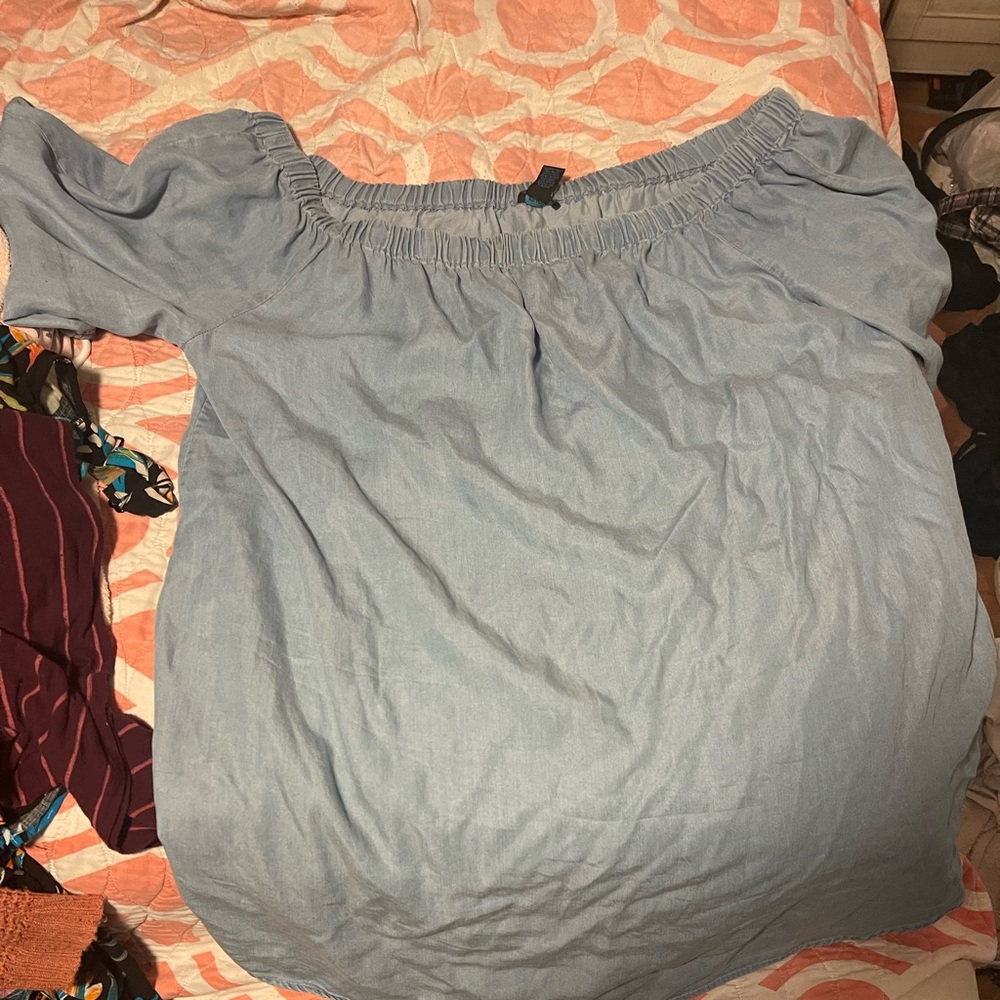 Blue dress